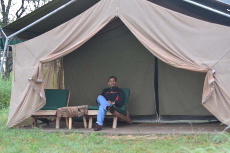 Luxury tented camp